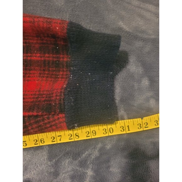 VTG Woolrich Wool Hunting Suit Buffalo Plaid Red Mackinaw Jacket 44L Pants 38 - Picture 10 of 12